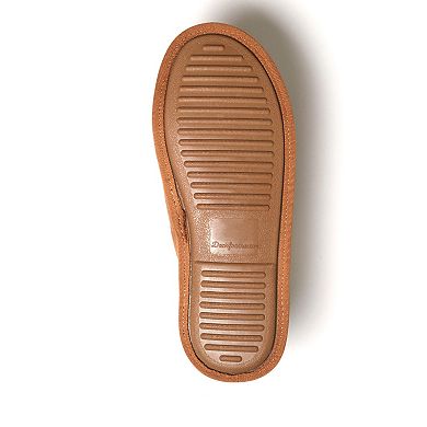 Dearfoams Kirk Men's Suede Scuff Slippers
