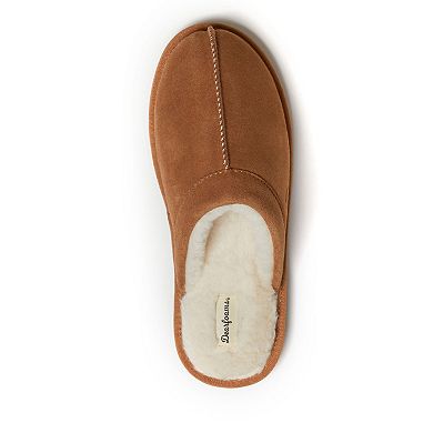 Dearfoams Kirk Men's Suede Scuff Slippers