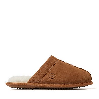 Dearfoams Kirk Men's Suede Scuff Slippers