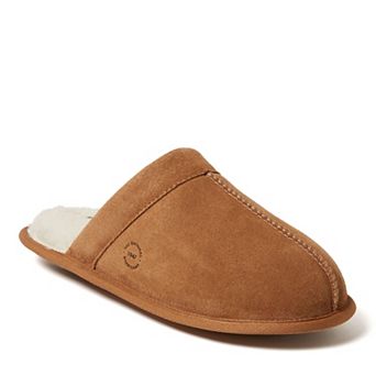 Dearfoams Kirk Men's Suede Scuff Slippers