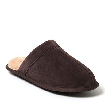 Dearfoams Kirk Men's Suede Scuff Slippers