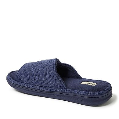 Dearfoams Chase Marled Knit Men's Adjustable Slide Slippers