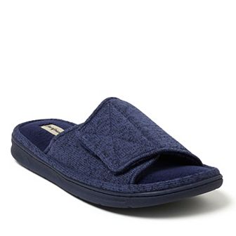 Dearfoams Chase Marled Knit Men's Adjustable Slide Slippers