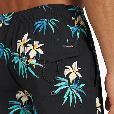 Men's Quiksilver 9.5" Floral Elastic Waist Boardshorts