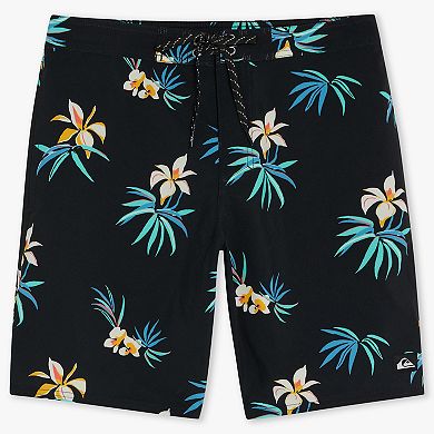 Men's Quiksilver 9.5" Floral Elastic Waist Boardshorts