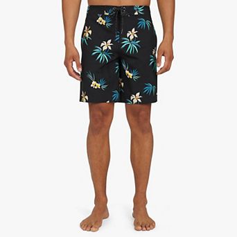 Men's Quiksilver 9.5" Floral Elastic Waist Boardshorts