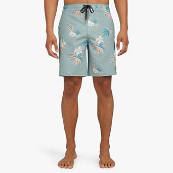 Men's Quiksilver 9.5" Floral Elastic Waist Boardshorts