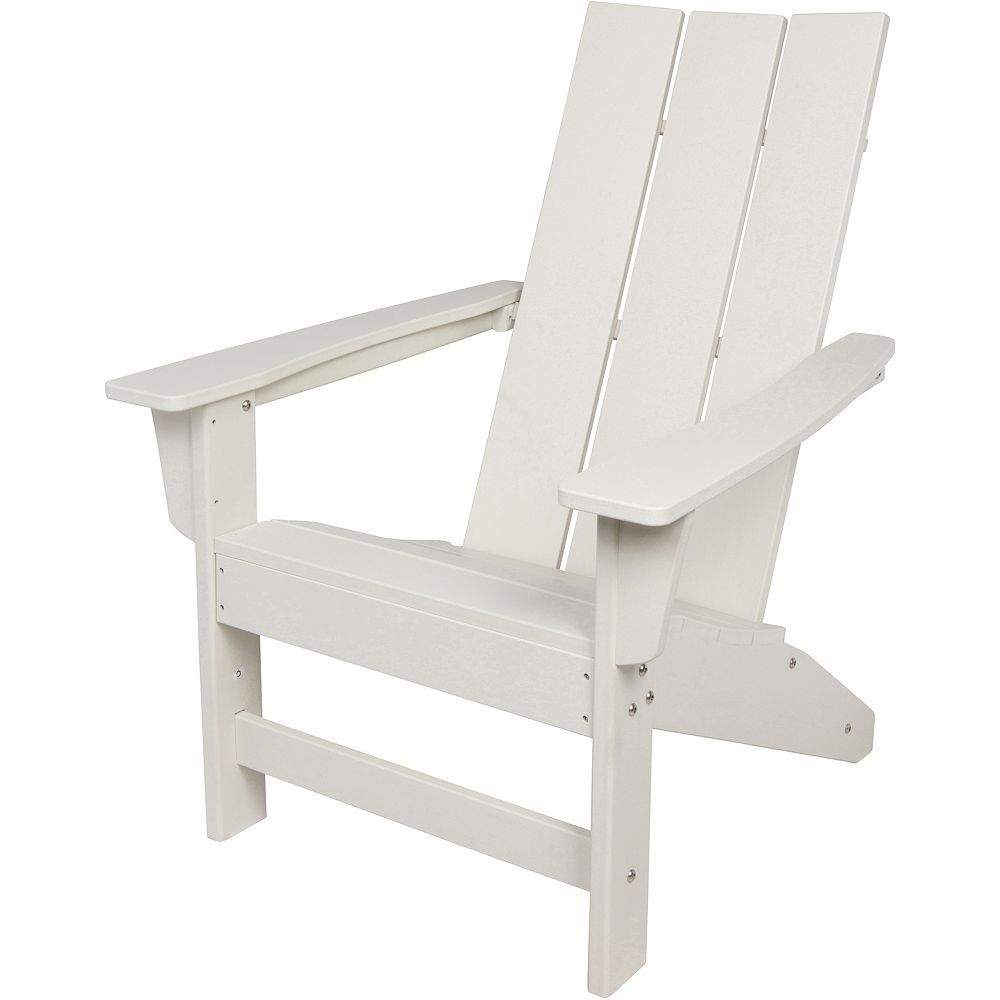 Shine Company HDPE Outdoor Patio Modern Adirondack Chair