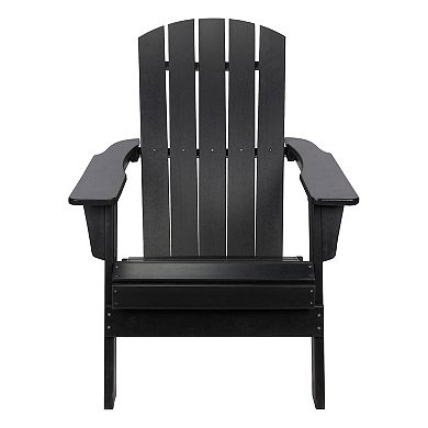 Shine Company Outdoor Folding Adirondack Patio Chair