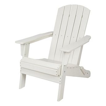 Shine Company Outdoor Folding Adirondack Patio Chair