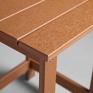Shine Company Outdoor Square Adirondack Side Table