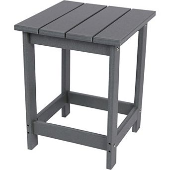 Shine Company Outdoor Square Adirondack Side Table