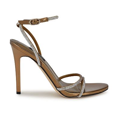 Nine West Missey Women's Rhinestone Dress Sandals