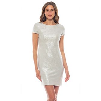 Women's Marina Stretch Brocade Mini Cocktail Dress