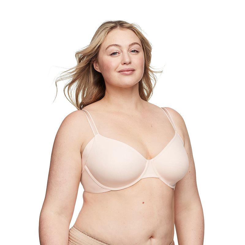 Warners No Side Effects Underarm Smoothing Minimizer Bra RK3061A, Women's, Size: 40 Dd, Rosewater