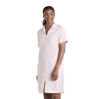 Petite Miss Elaine Essentials Terry Long Zip Robe