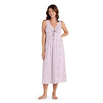 Petite Miss Elaine Essentials Sofiknit Long Sleep Gown