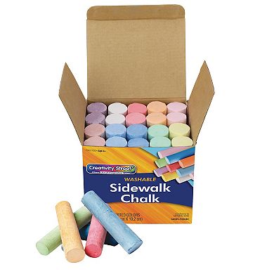 Dixon Creativity 20-Piece 4" Street Sidewalk Chalk 6-Pack