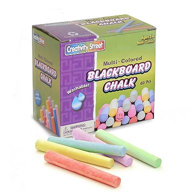 Dixon Pacon 60-Piece Blackboard Color Chalk 12-Pack