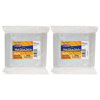 Dixon Creativity Street 100 pc Hot Glue Sticks Classroom 2-Pack