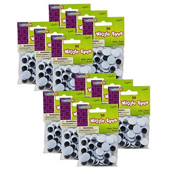 Dixon Creativity Street 50 pc 15mm Wiggle Eyes 12-Pack