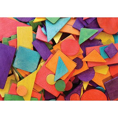 Dixon Creativity Street 200-Piece Wood Geometric Shapes 3-Pack