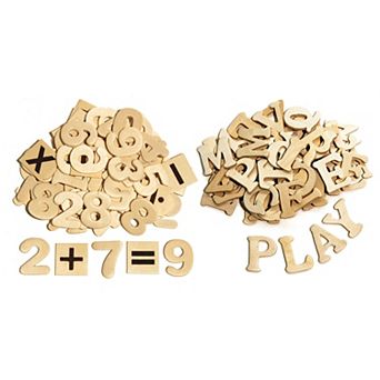 Dixon Creativity Street 200 pc Wood Letters and Numbers
