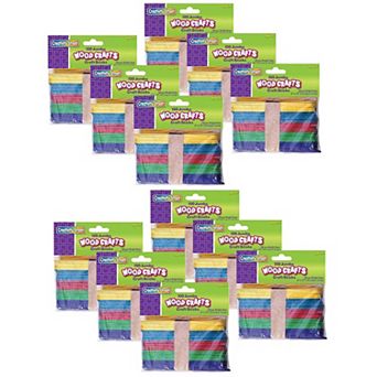 Dixon Creativity Street 100 pc Multicolor Jumbo Craft Sticks 12-Pack