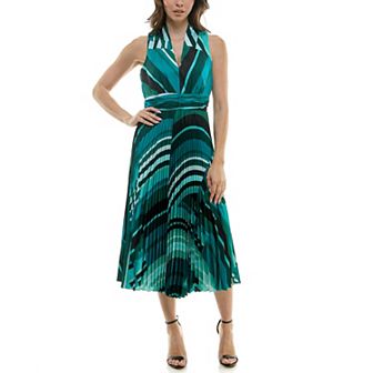 Women's Maison Tara V-Neck Skirt Midi Dress