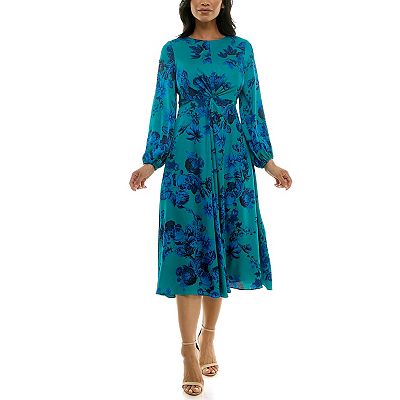 Women's Maison Tara Knot Waist Fit & Flare Dress