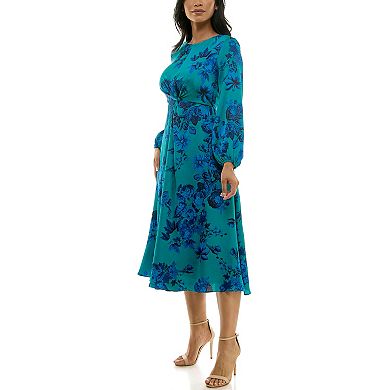 Women's Maison Tara Knot Waist Fit & Flare Dress