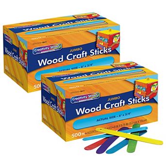 Dixon 2-Pack Creativity Street Multicolor Jumbo Craft Sticks Set