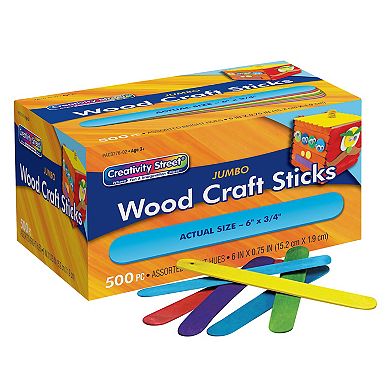 Dixon 2-Pack Creativity Street Multicolor Jumbo Craft Sticks Set