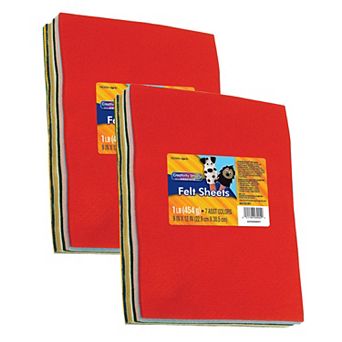 Dixon 2-Pack Creativity Assorted Street Felt Sheets Set