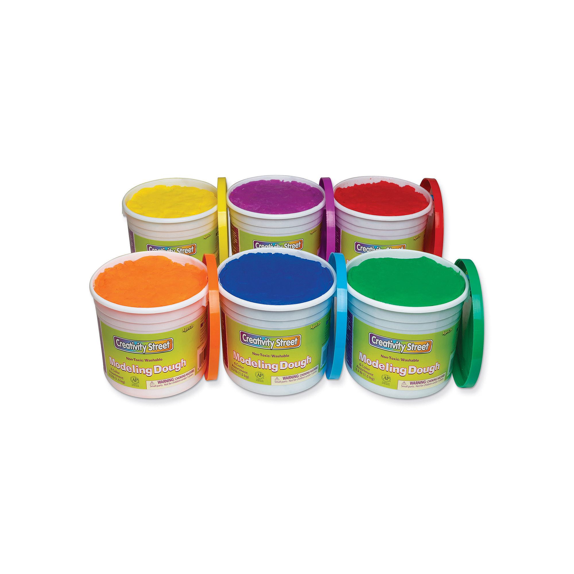 Dixon 6-Piece Creativity Assorted Street Modeling Dough, Multi
