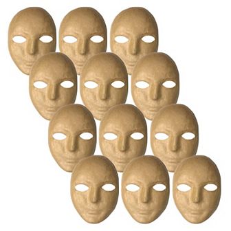 Dixon 12-Pack Creativity Street Paper Mache Mask