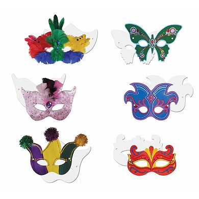 Dixon 6-Pack Creativity Street Assorted Die-Cut Paper Masks