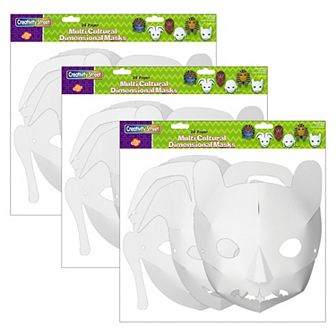 Dixon 3-Pack Creativity Street Multicultural Die-Cut Paper Masks