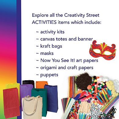 Dixon 3-Pack Creativity Street Multicultural Die-Cut Paper Masks