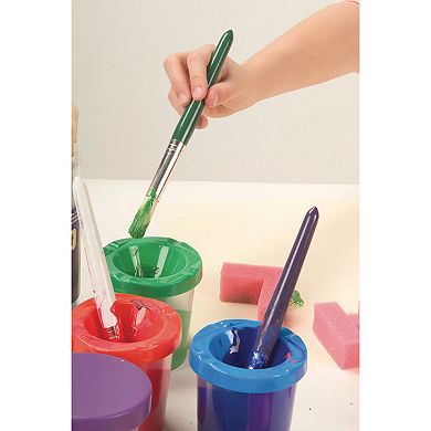 Dixon 2-Pack Creativity Street No-Spill Round Paint Cups with Colored Lids