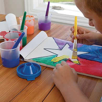 Dixon 2-Pack Creativity Street No-Spill Round Paint Cups with Colored Lids