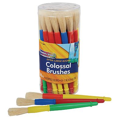 Dixon Creativity Street Plastic Handle Colossal 30 Paintbrush Set