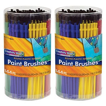 Dixon 2-Pack Creativity Street Plastic Handle Paintbrushes