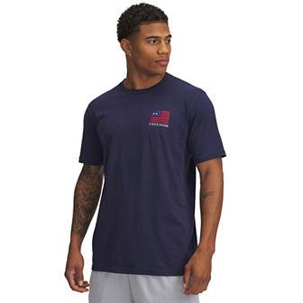 Big & Tall Under Armour Freedom Left Chest Logo Short Sleeve Tee