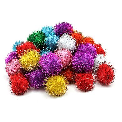 Dixon 3-Pack Creativity Street Glitter Pom Poms