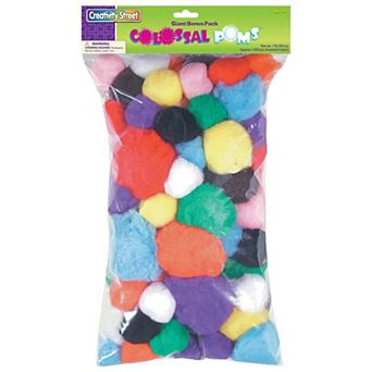 Dixon Creativity Street Colossal Assorted Poms Poms