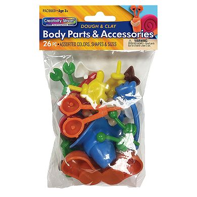 Dixon Creativity Street 156 pc. Modeling Dough & Clay Body Parts & Accessories Set