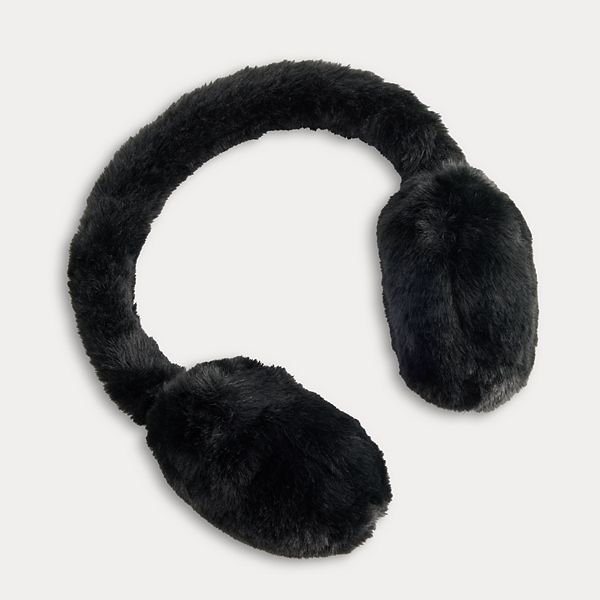 Women's LC Lauren Conrad Fluffy Faux Fur Earmuffs - Black