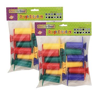 Dixon Creativity Street 24 pc Assorted Patterns Dough Extruders Set