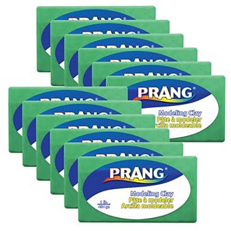 Dixon Prang 1 lb. Green Modeling Clay 12 pk